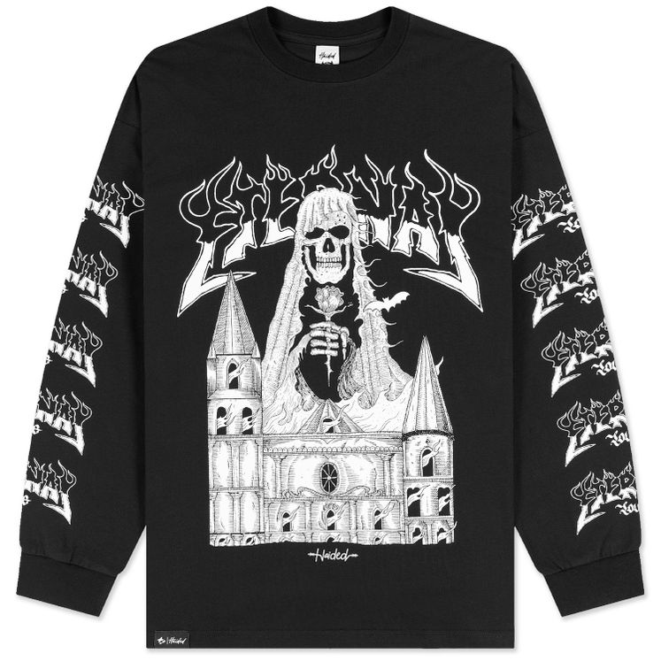 Лонгслив HAIDED ETERNAL LOVE, черный