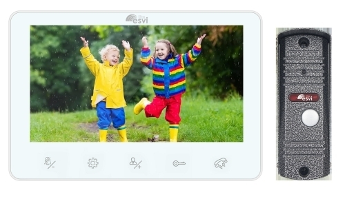 MP-K7W-BW6 (s) комплект CVBS видеодомофона 7 дюймовый монитор и вызывная панель