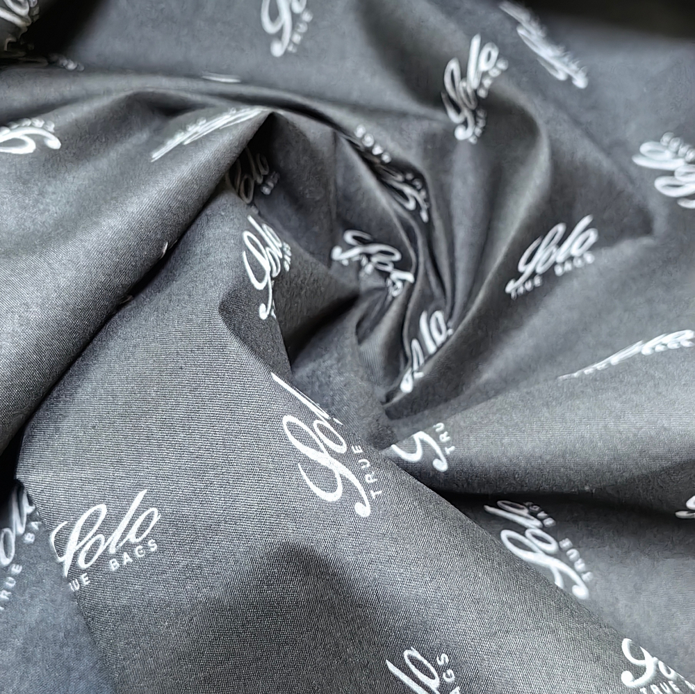 Ткань подкладочная сумочная Чёрная SOLO