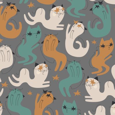 Космический с котами. Кот в космосе