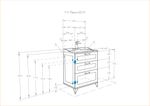 Тумба под раковину AQUATON Леон 65 Н