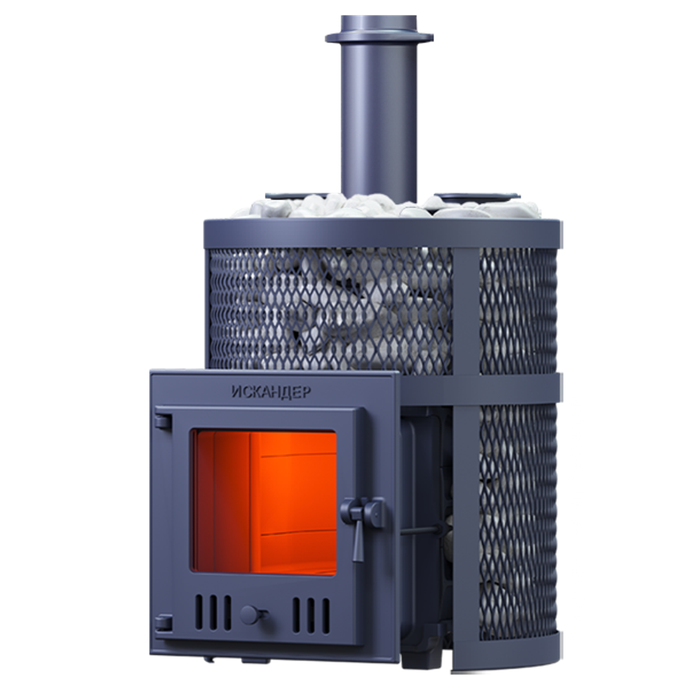 Чугунная печь для бани Искандер ЗК 18 (M) Pro Ураган