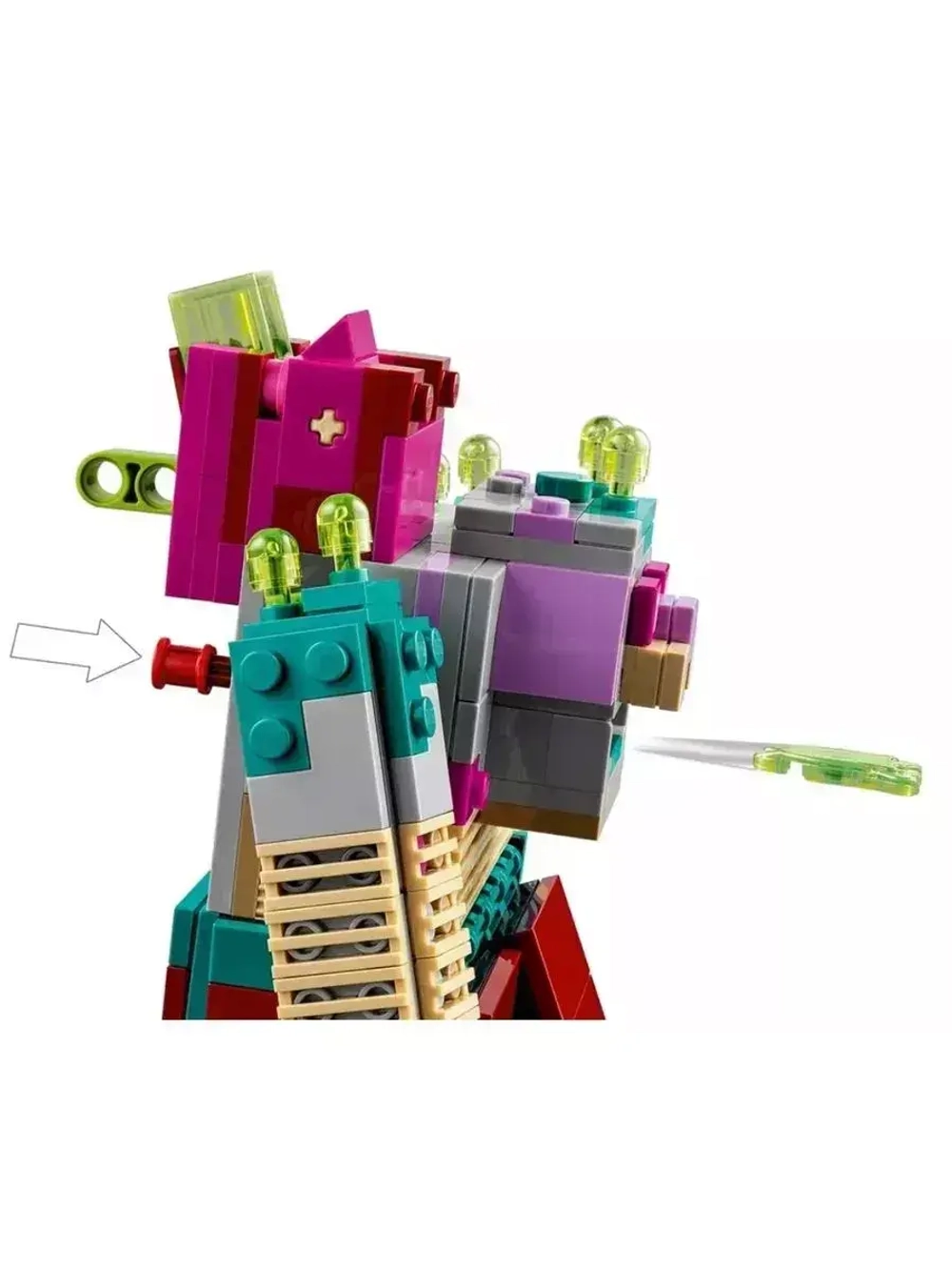 Конструктор Майнкрафт Схватка с Пожирателем 466 деталей