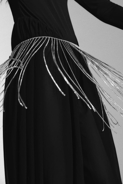 ZARA МЕТАЛЛИЧЕСКИЙ РЕМЕНЬ С БЛЁСТКАМИ, СЕРЕБРИСТЫЙ