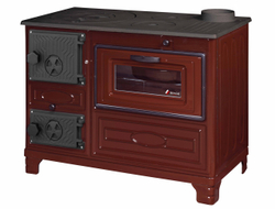 Дровяная кухонная печь Simge Soba 304 Brown