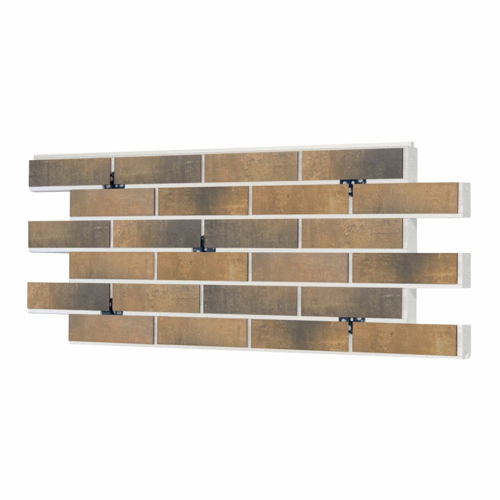 Клинкерная термопанель ППС BestPoint Loft Brick Cardamon 1020х455 мм