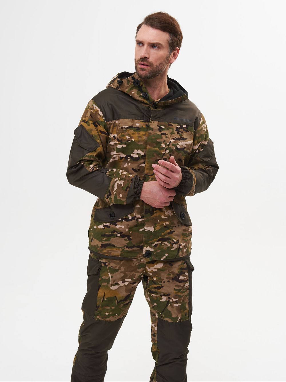 Костюм демисезонный Горка-3 Сombo ткань Смесовая Рип-Стоп/Cat's Eye цвет Мультикам/Хаки