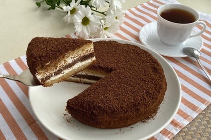 Торт "Домашний на сметане"  0,65 кг