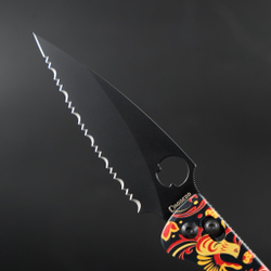 Sting Slim Khokhloma Serrated