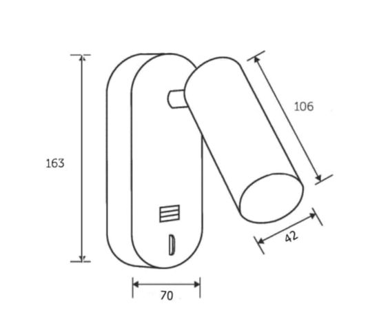 Настенный светильник (бра) Freya FR10002WL-L4W