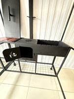 Мангальная зона простая 5 мм с печью под казан