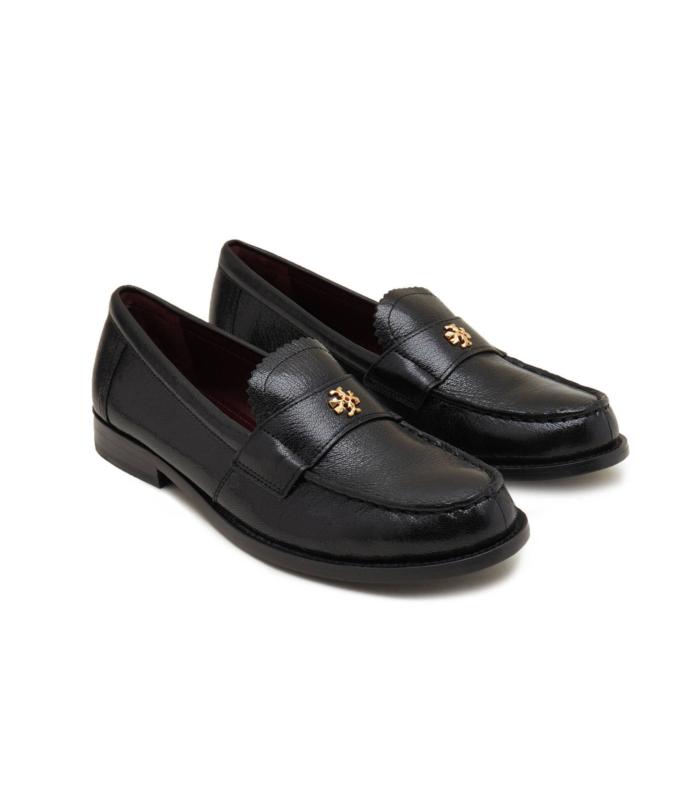 Кожаные лоферы classic TORY BURCH - черный(150907)