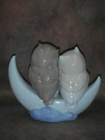 Статуэтка. Фарфор. История Любви Совята на полумесяце. NAO. Испания