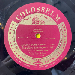 Винтажная виниловая пластинка LP Warsaw Pops Orchestra, Adi Rosner And His Orchestra Tangos From Poland (USA 1955)