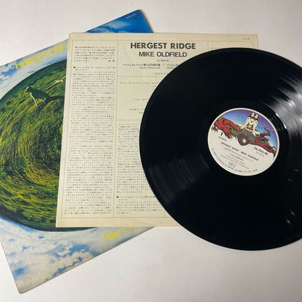 Винтажная виниловая пластинка LP Mike Oldfield Hergest Ridge (Japan 1974) (No Obi)