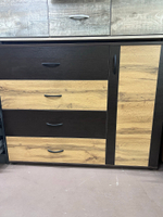 Комод 2В (Венге/Дуб крафт золотой)