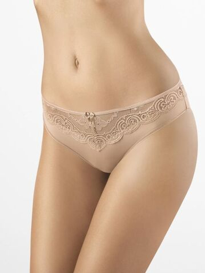 Трусики-слипы Snejanna с кружевом (Размер: 46) (Цвет: кофейный)