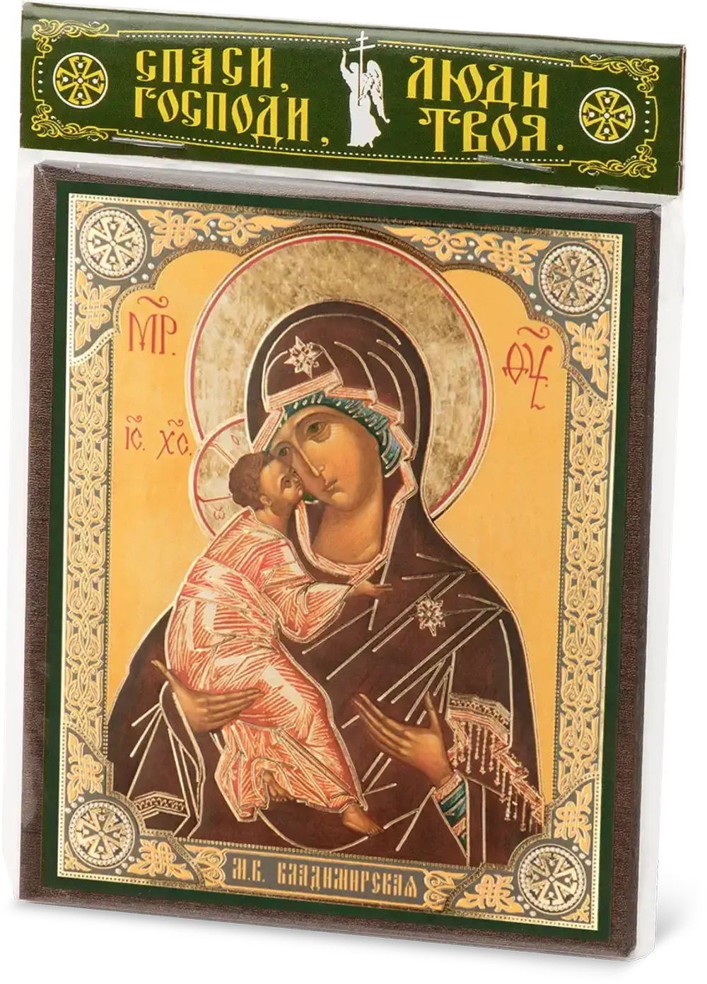 Икона БМ "Владимирская" 10х12 на МДФ-6