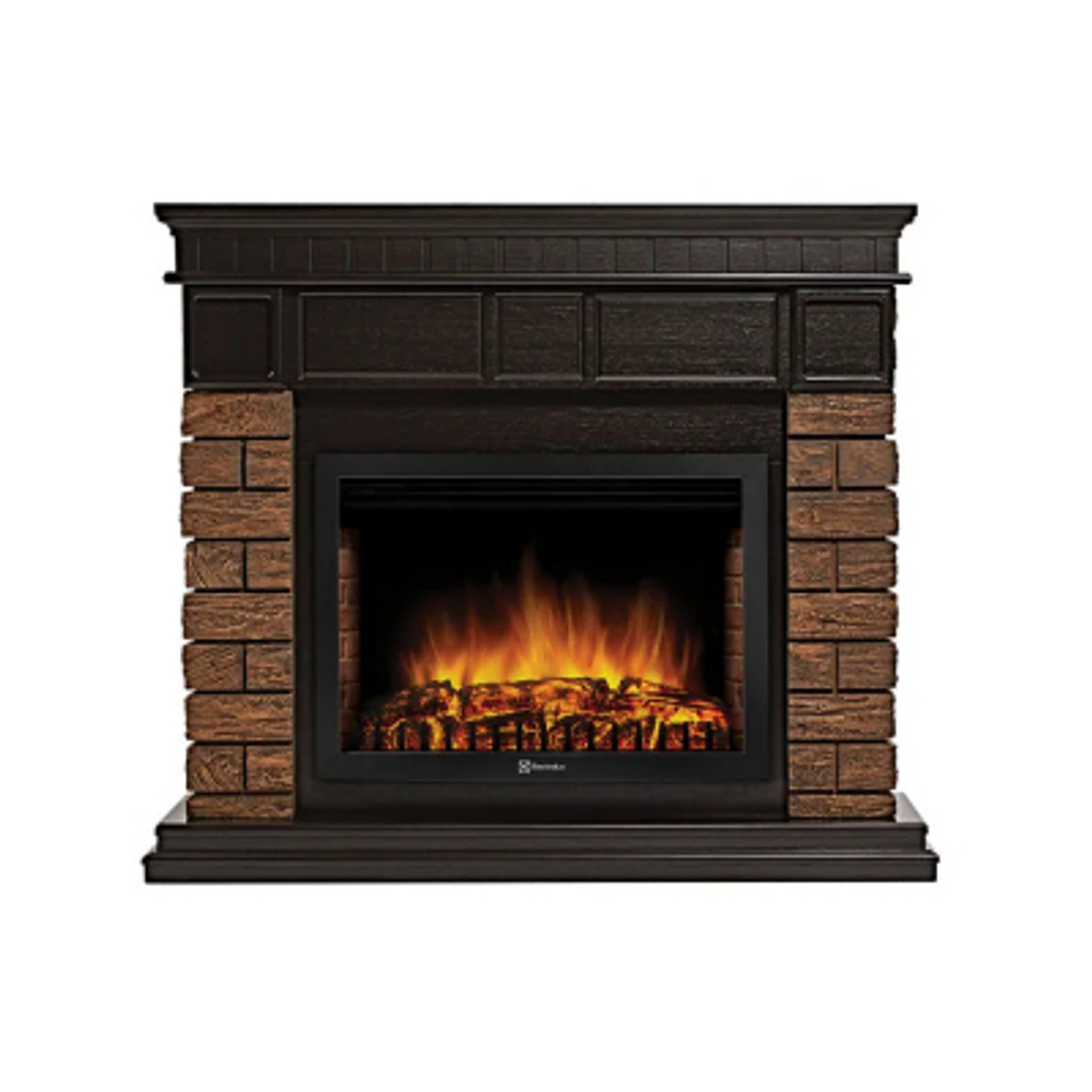 Каминокомплект Electrolux EFP 3320LS с порталом Bricks Wood 30 120х34х96 см