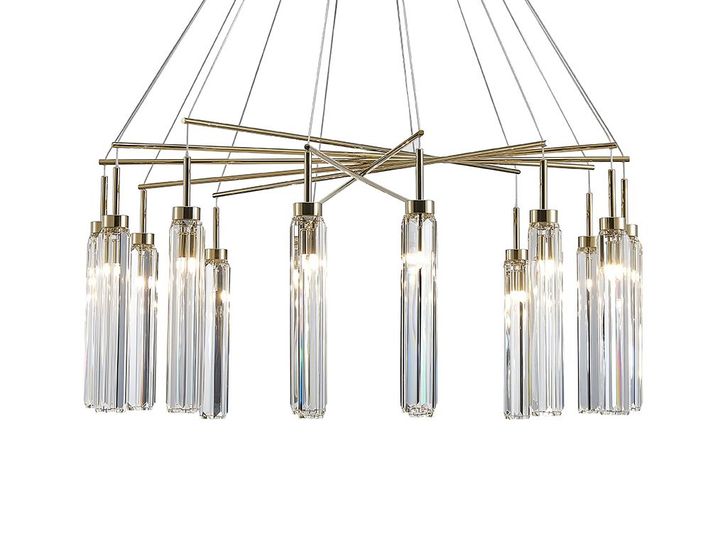 Подвесная люстра Newport 4524+10/S gold М0068063