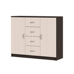 Басса (Бася) КМ 555-М Комод 4 ящика 2 створки Венге / Дуб белфорт