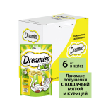 Лакомство Курица с мятой, 60г для кошек Dreamies Микс