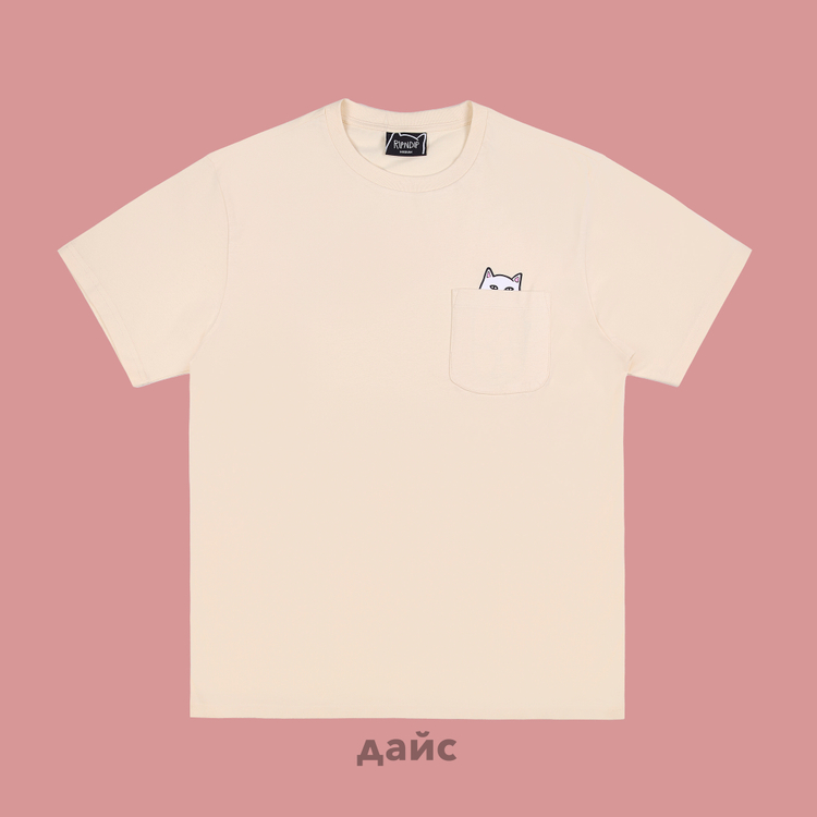 Футболка мужская Ripndip Lord Nermal Pocket Tee артикул:RND9088 - купить в магазине Дайс