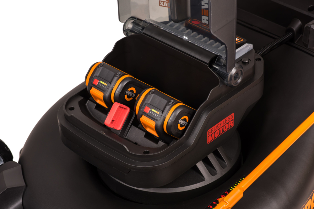 Газонокосилка аккумуляторная самоходная WORX WG749E 46 см