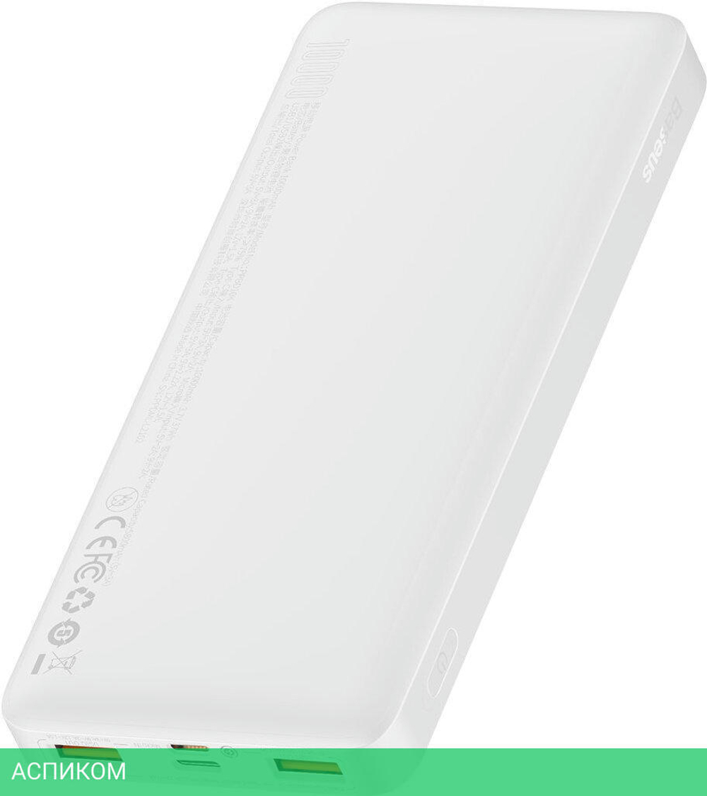 Портативное зарядное устройство Baseus Bipow Digital Display Overseas Edition White (PPBD050502)