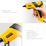 STAYER PRO 11, d 11 мм, 18 г/мин, электрический, пистолет термоклеевой, Professional (0681-20)