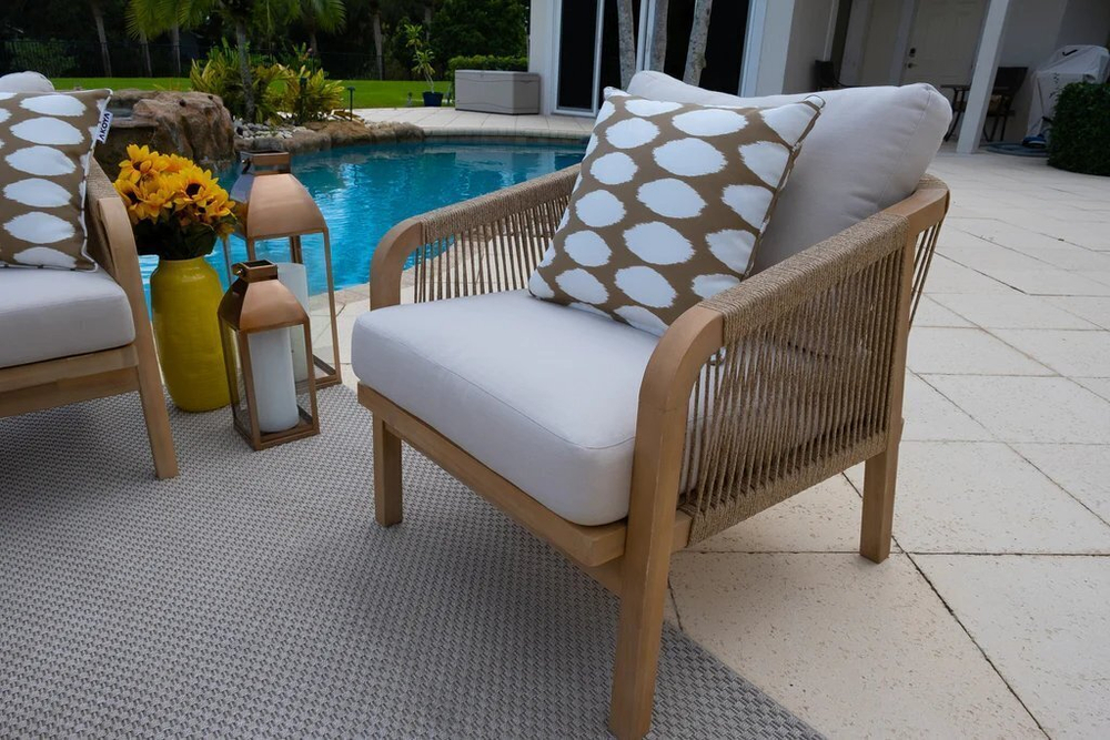 Комплект деревянной мебели Tagliamento Ravona KD, натуральный, бежевый