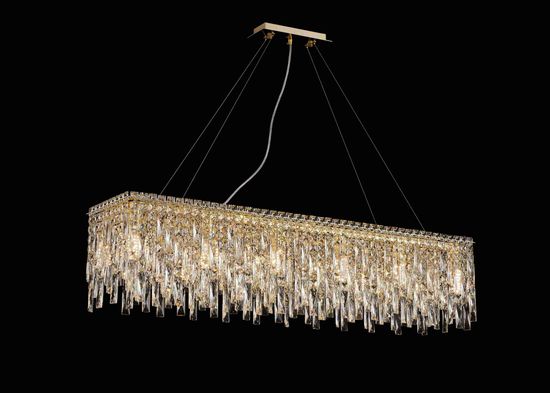 F52-L1200*W280*H270(1200) H GOLD (1) Люстра (в 2-х коробках) NW