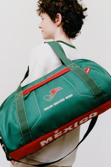 ZARA СПОРТИВНАЯ СУМКА-БОУЛИНГ JOMA© MUNDIAL MÉXICO, ЗЕЛЕНЫЙ