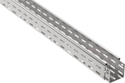 Лоток листовой перфорир. 100х80 L3000 сталь 0.7мм IEK CLP10-080-100-3