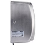 Сушилка для рук ВЫСОКОСКОРОСТНАЯ АНТИВАНДАЛЬНАЯ SONNEN K2020, 1000 Вт, 100 м/с, IPX3, 72 дБ, нержавеющая сталь, 607193