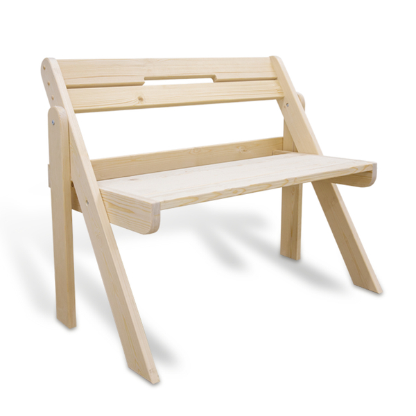 Лавка складная со спинкой АДЛЕР Средняя