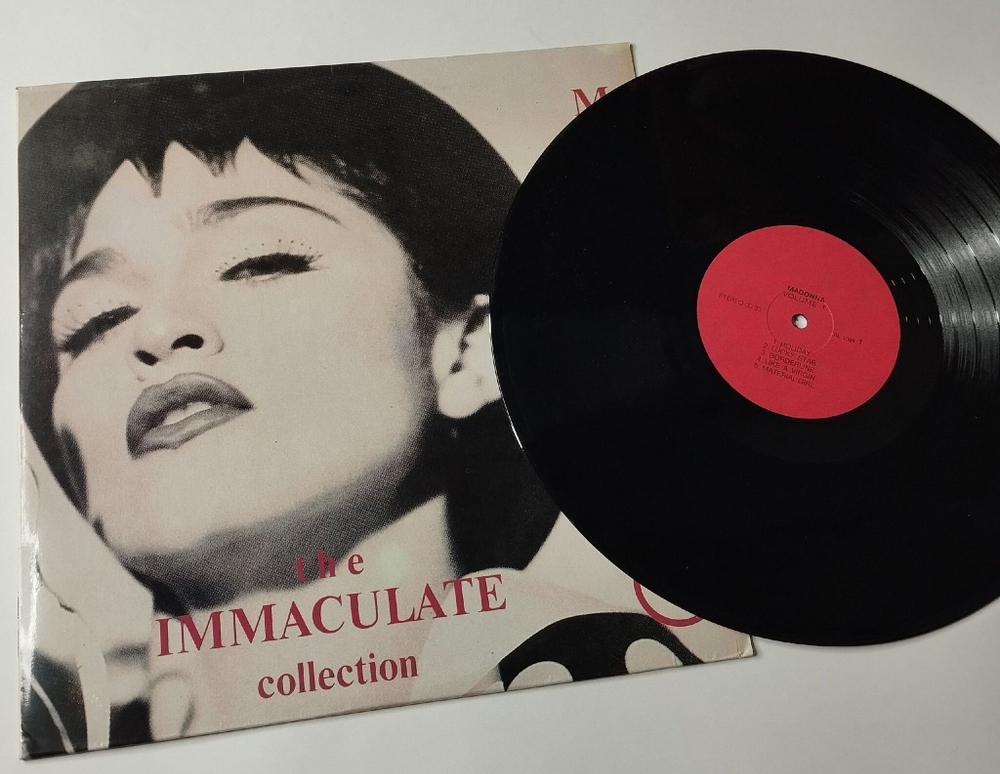 Винтажная виниловая пластинка LP Madonna The Immaculate Collection. Volume 1 (Россия 1993) Lucky Star