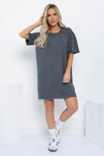 Платье Жемчужина коллекции (графит) П13312-1М LT Collection