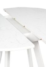 Стол обеденный Элип-2 (профиль) каркас белый