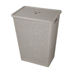 Корзина для белья "Wenge" 48л, 427*295*562 мм (серый)