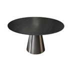 Стол обеденный раскладной круглый YODA Black