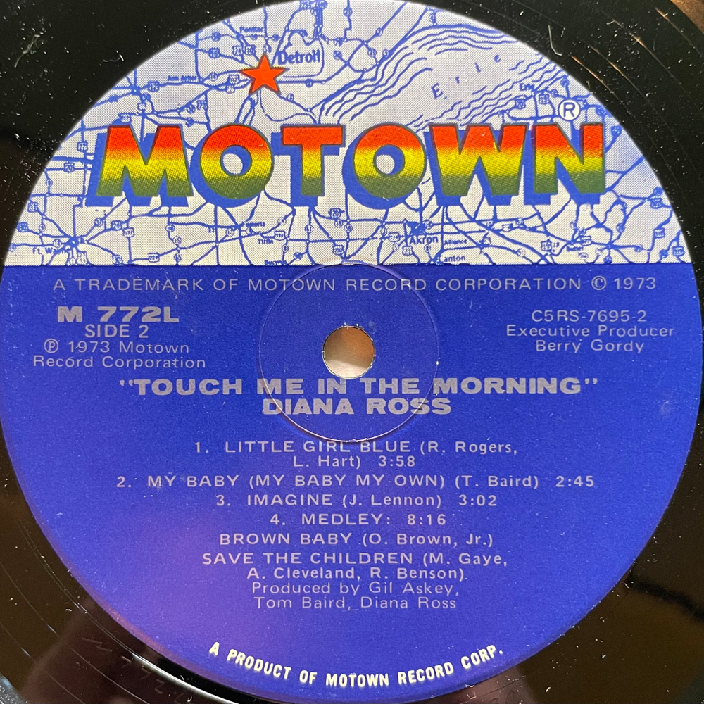 Diana Ross ‎– Touch Me In The Morning (США 1973г.)