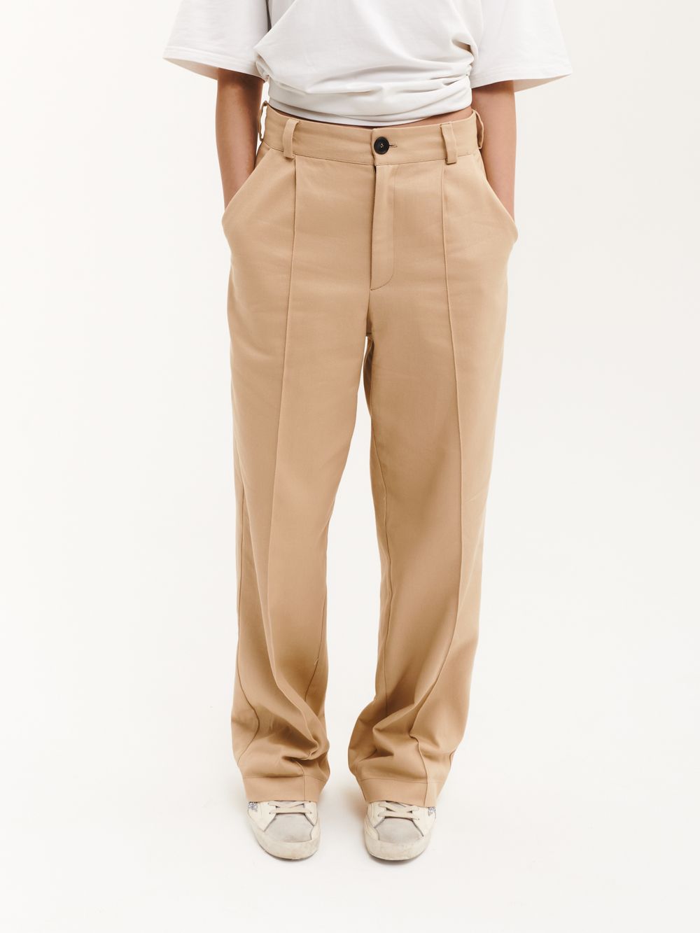 Брюки Backtrend First Песочные