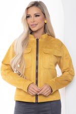 Жакет на молнии Александра (горчица) Б8899 LT Collection