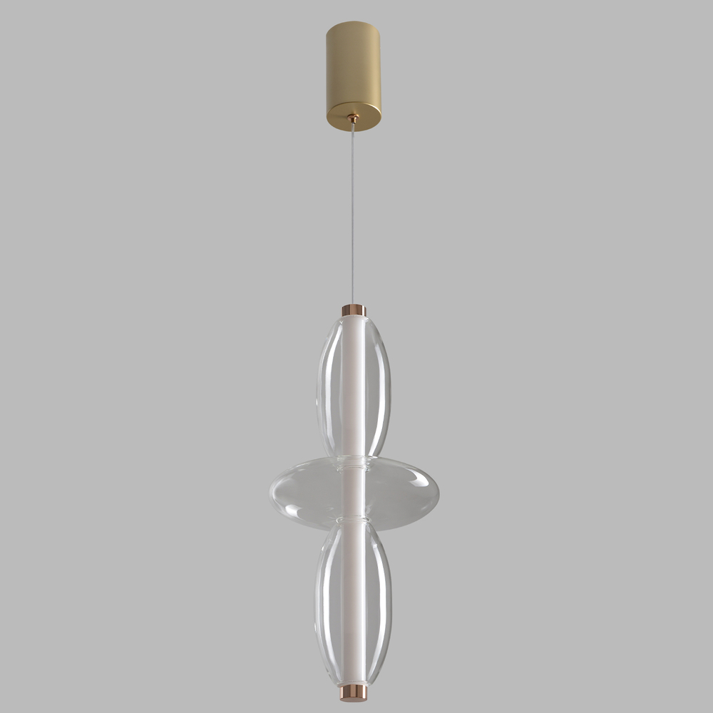 Светильник подвесной Crystal Lux QUASAR SP14W LED TRANSPARENT