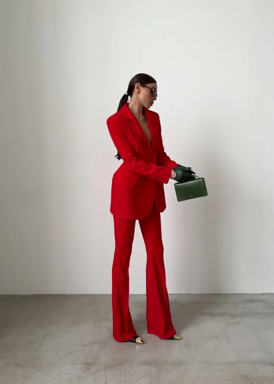 Жакет Инстамодель, Красный