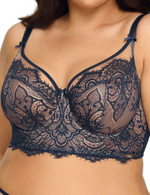 Бюстгальтер на косточках с широким поясом (Размер: 65I) (Цвет: красный)