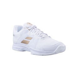 Женские теннисные кроссовки Babolat SFX 3 All Court Shoe Women - White, Gold