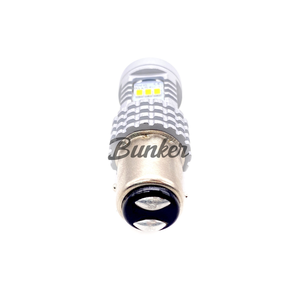 Светодиодная автомобильная LED лампа TaKiMi 1157-3020-14SMD (P21/5W),Белый,Не полярная,12V