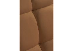 Стул на металлокаркасе Челси кирпичный / черный